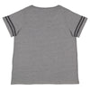 LAT Women's Granite Heather/Vintage Smoke Curvy Football Premium Jersey T-Shirt