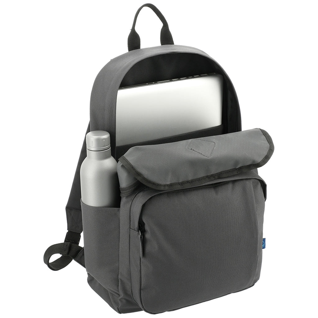 Leeds Charcoal Repreve Ocean Everyday 15" Computer Backpack