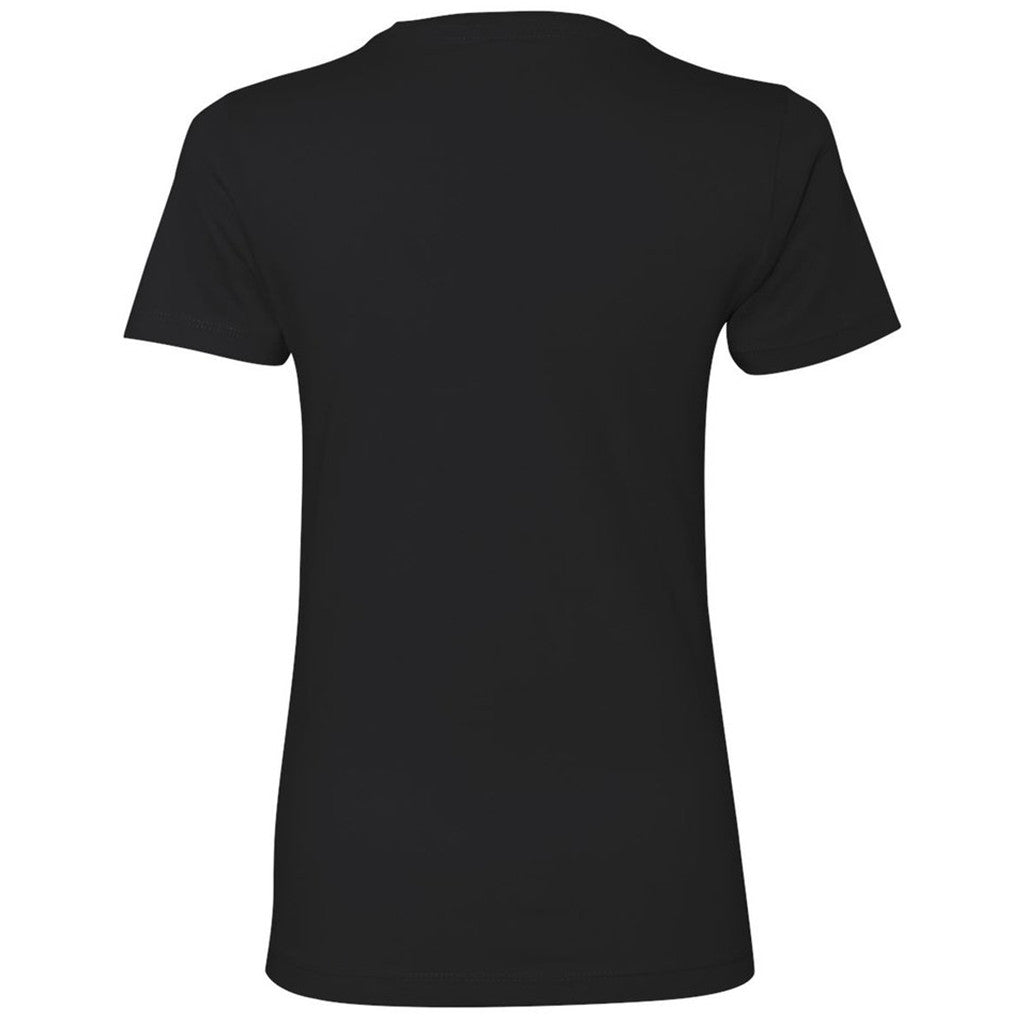 Next Level Women's Black Boyfriend Tee