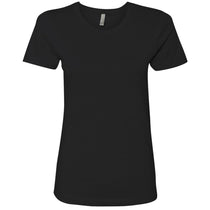 Next Level Women's Black Boyfriend Tee