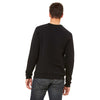 Bella + Canvas Unisex Black Crew Neck Sweatshirt