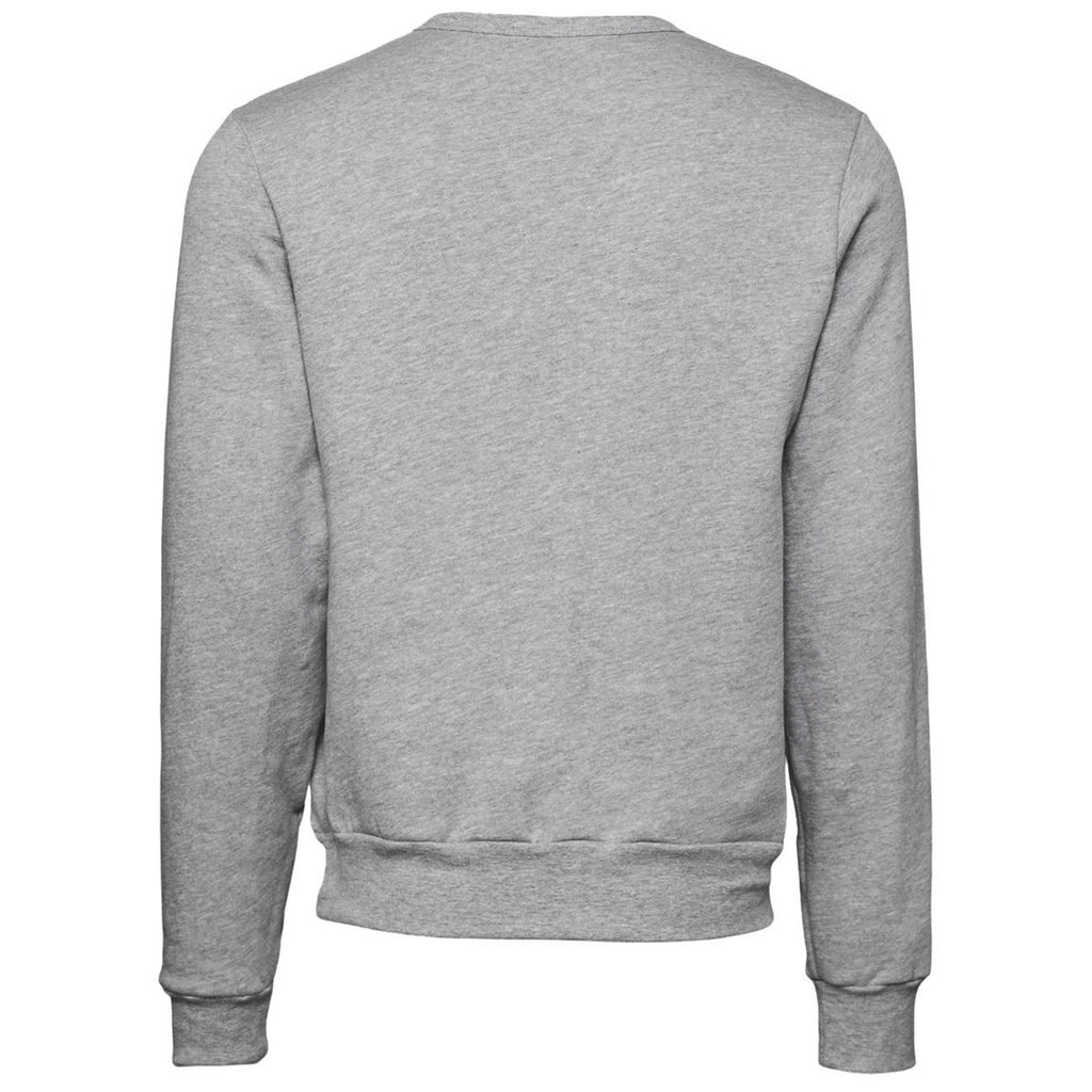 Bella + Canvas Unisex Athletic Heather Sponge Fleece Classic Crewneck Sweatshirt