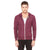 Bella + Canvas Unisex Maroon Triblend Full-Zip Lightweight Hoodie