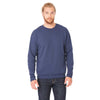 Bella + Canvas Unisex Navy Drop Shoulder Fleece Sweatshirt