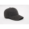 Pacific Headwear Charcoal Buckle Strap Adjustable Bio-Washed Cap