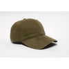 Pacific Headwear Olive Buckle Strap Adjustable Bio-Washed Cap