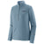 Patagonia Women's Light Plume Grey - Steam Blue X-Dye R1 Daily Zip-Neck