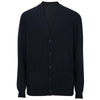 Edwards Men's Navy V-Neck Cotton Blend Cardigan