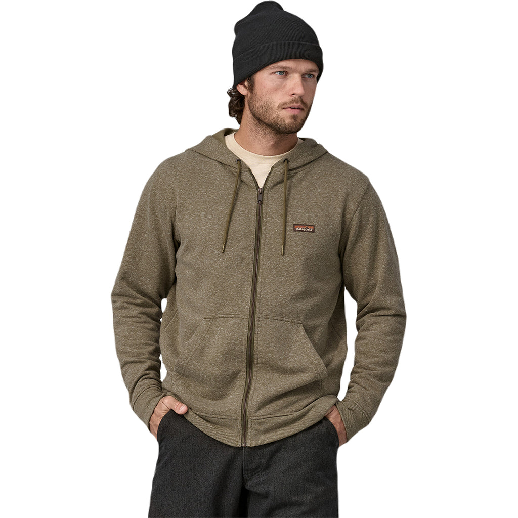 Patagonia Men's Dark Ash Full-Zip Work Hoody Sweatshirt