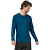 Patagonia Men's Lagom Blue Capilene Thermal Weight Crew