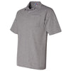 Jerzees Men's Oxford Spotshield 50/50 Polo With Pocket