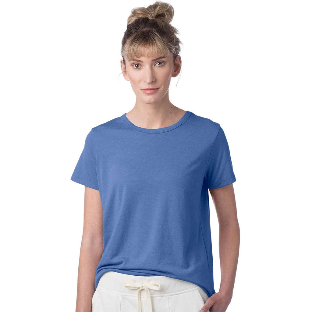 Alternative Apparel Women's Heritage Royal Earthleisure Modal Triblend Tee