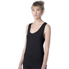 Alternative Apparel Women's True Black Earthleisure Modal Triblend Racer Tank