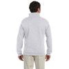 Jerzees Men's Ash 9.5 Oz. Super Sweats Nublend Fleece Quarter-Zip Pullover