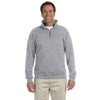 Jerzees Men's Oxford 9.5 Oz. Super Sweats Nublend Fleece Quarter-Zip Pullover