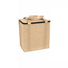 Koozie Tan Zippered Insulated Grocery Tote