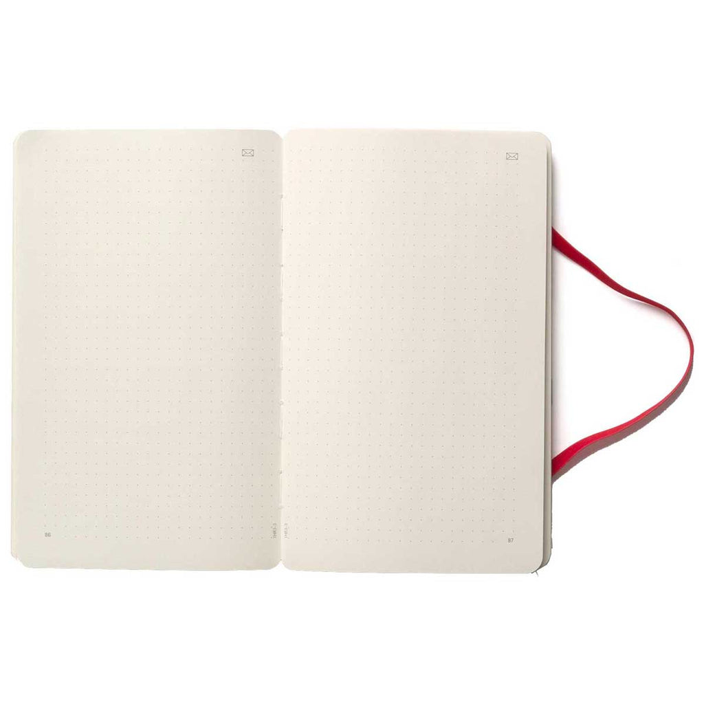 Moleskine Scarlet Red Dotted Paper Tablet N1 (5" x 8.25")