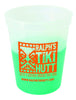 Good Value Clear to Green Color Changing Stadium Cup - 16 oz