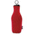 Koozie Red Neoprene Zip-Up Bottle Kooler