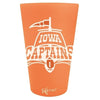 Silipint Tough Tangerine Straight Up Pint Glass