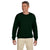 Jerzees Men's Forest Green 9.5 Oz. Super Sweats Nublend Fleece Crew