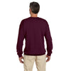 Jerzees Men's Maroon 9.5 Oz. Super Sweats Nublend Fleece Crew