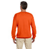 Jerzees Men's Safety Orange 9.5 Oz. Super Sweats Nublend Fleece Crew