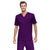 Cherokee Men's Eggplant Workwear Premium Core Stretch V-Neck Top