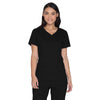 Cherokee Women's Black Workwear Premium Core Stretch V-Neck Top