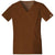 Cherokee Workwear Women's Chocolate Premium Core Stretch Mock Wrap Top