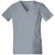 Cherokee Workwear Women's Grey Premium Core Stretch Mock Wrap Top