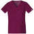 Cherokee Workwear Women's Wine Premium Core Stretch Mock Wrap Top