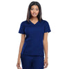 Cherokee Women's Galaxy Blue Workwear Originals Mock Wrap Tunic