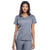 Cherokee Women's Grey Workwear Originals Mock Wrap Tunic