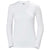 Helly Hansen Women's White Tech Crew Long Sleeve