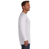 Hanes Men's Ash 4.5 oz. 100% Ringspun Cotton nano-T Long-Sleeve T-Shirt