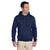 Jerzees Men's J Navy 9.5 Oz. Super Sweats Nu-Blend Fleece Pullover Hood