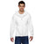 Jerzees Men's White 9.5 Oz. Super Sweats Nublend Fleece Full-Zip Hood