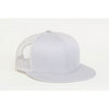 Pacific Headwear Silver/Silver D-Series Snapback Trucker Mesh Cap