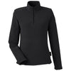 Jack Wolfskin Women's Black Taunus Lightweight Half Zip Fleece