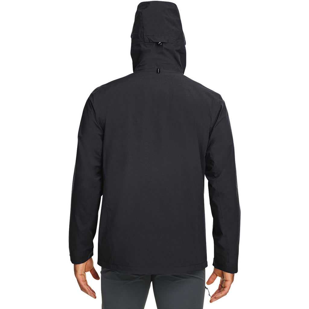 Jack Wolfskin Men's Black Pack and Go Rain Jacket