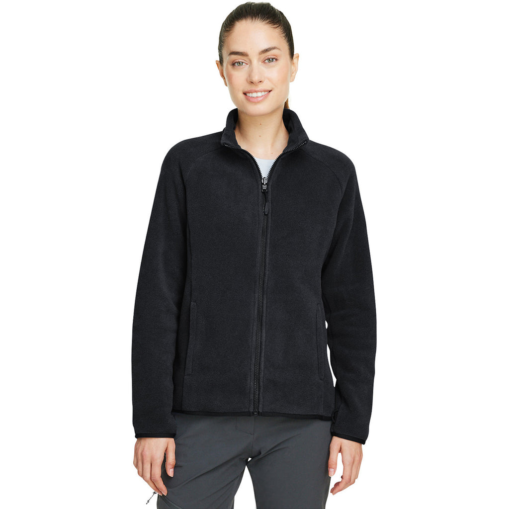 Jack Wolfskin Women's Black Moonrise Full Zip Fleece