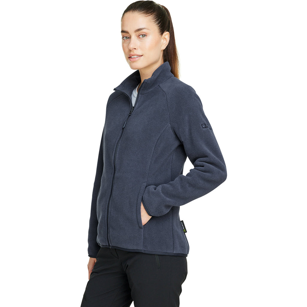 Jack Wolfskin Women's Night Blue Moonrise Full Zip Fleece