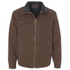 Dri Duck Men's Tobacco Endeavor Canyon Cloth Canvas Jacket with Sherpa Lining