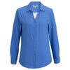 Edwards Women's French Blue 2-Pocket Blouse