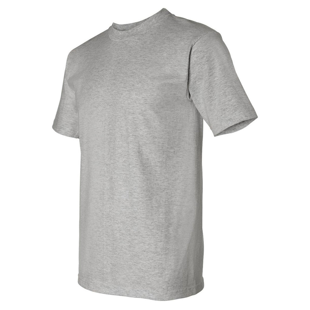 Bayside Men's Dark Ash USA-Made Short Sleeve T-Shirt