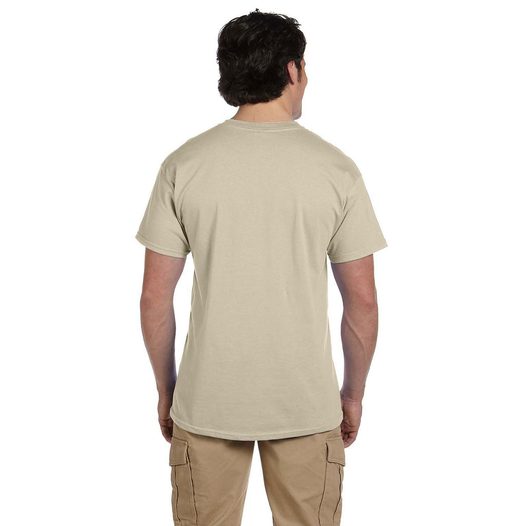 Hanes Men's Sand 5.2 oz. 50/50 EcoSmart T-Shirt