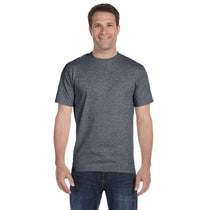 Hanes Men's Charcoal Heather 6.1 oz. Beefy-T