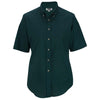 Edwards Women's Dark Teal Easy Care Short Sleeve Poplin Shirt