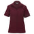 Edwards Women's Burgundy Lightweight Short Sleeve Poplin Blouse